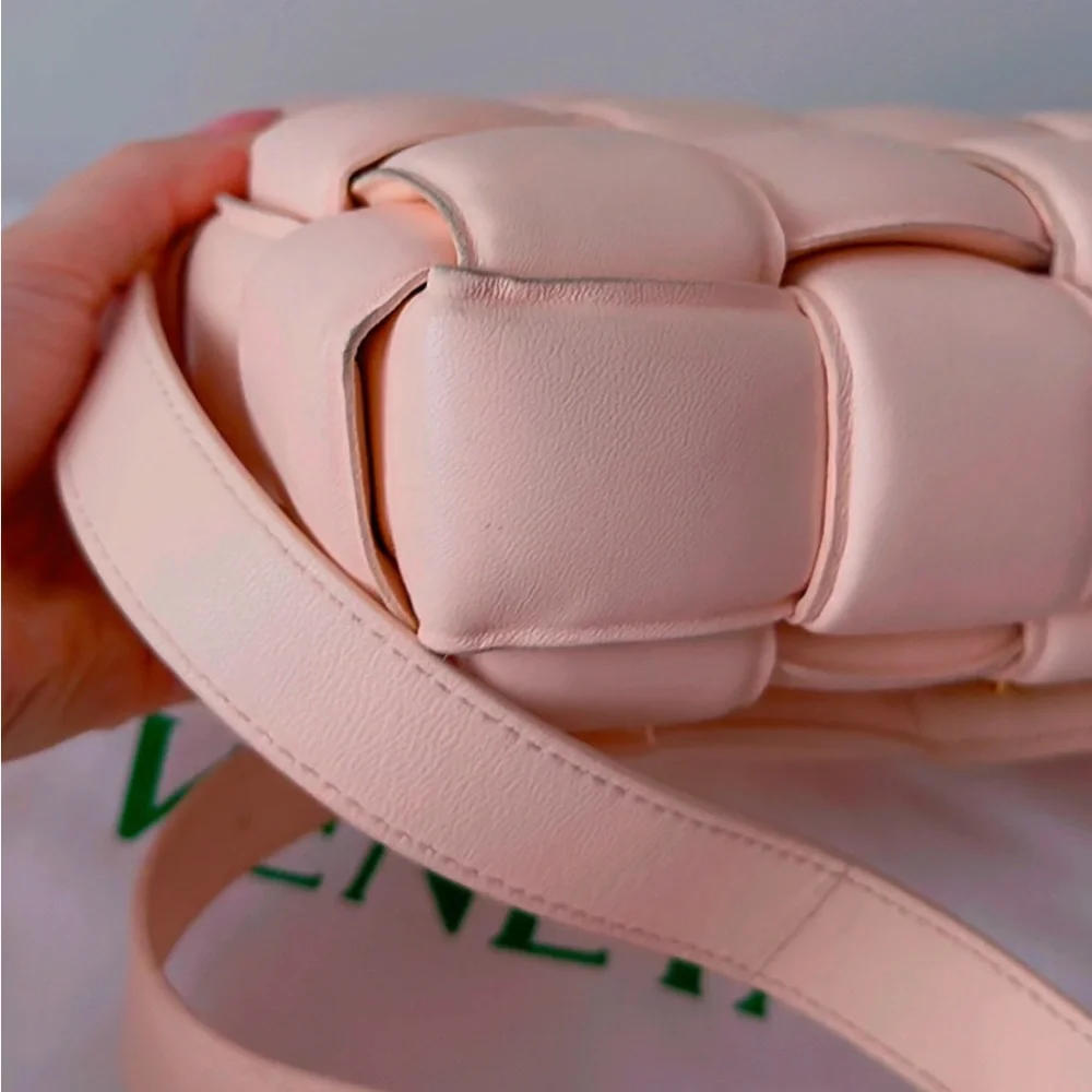 Bottega Veneta Padded Cassette in Peach - Picture 6 of 10